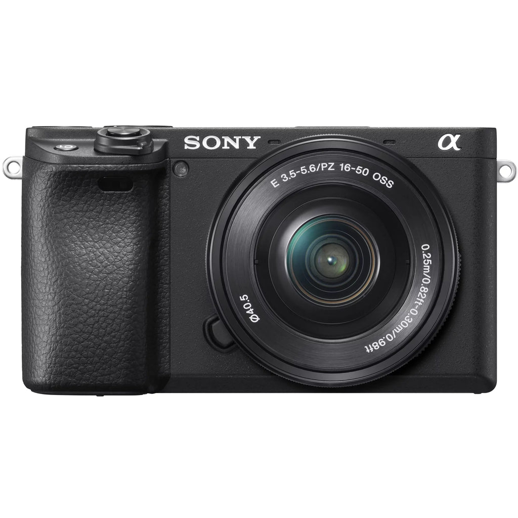a6400 Editing Deco Camera Lens Battery f/3.5-5.6 Kit Bundle Telephoto Lens OSS Gear Power Sony Filter 2.2X Angle Extra and 0.43x (Black) ILCE-6400L/B with Case 16-50mm 4K + Wide Mirrorless Set &