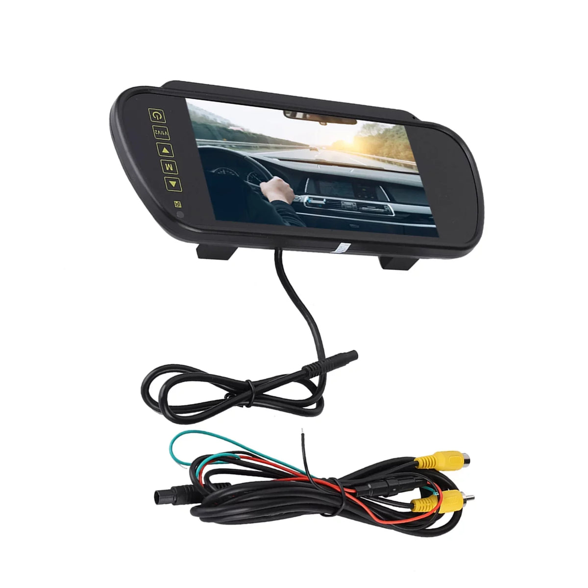 Rearview Monitor Auto Bracket 7inch Mirror View LCD Car Dimming Mirror- With Rearview Camera Car Lsaardth Rear
