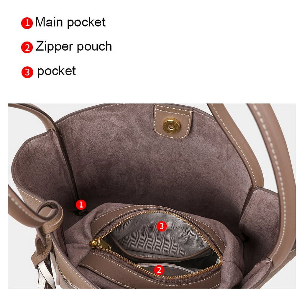 bag commuter 2024 Tote Fashion Aidrani women's leather Ladies bag new retro