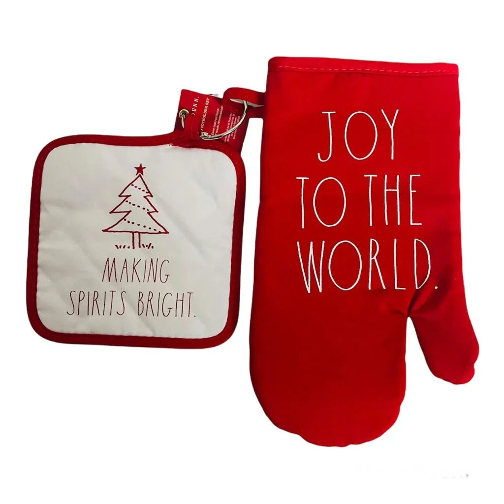 Holiday & Mit Potholder Set 2 Piece Dunn Rae Oven Collection