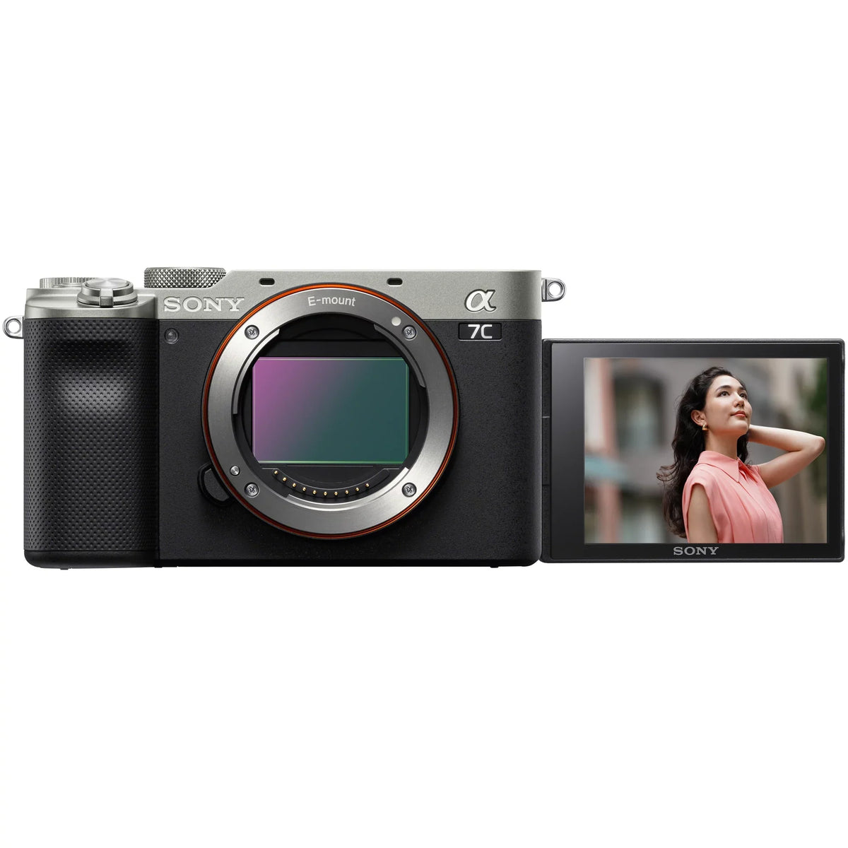 Full Sony Sony Camera 24-105mm FE Case with Silver Backpack a7C Body Bundle F4 Zoom SEL24105G Lens Software and with , G Photography Accessories ILCE7C/S Frame Gear Deco Mirrorless OSS