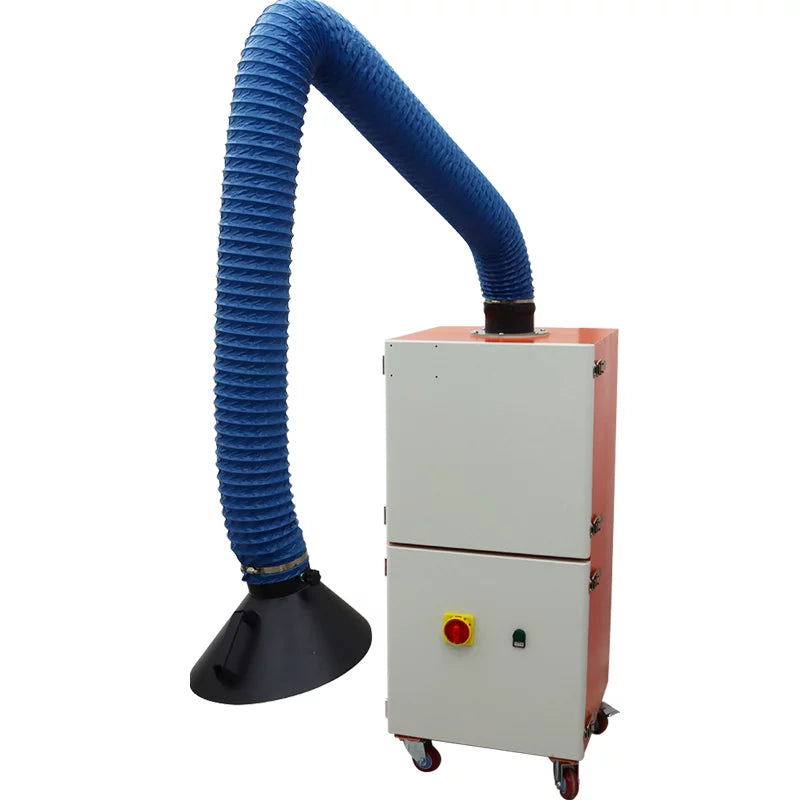 Single Smoke EQCOTWEA Purifier Extractor Arm Fume 220V Welding Welding Mobile