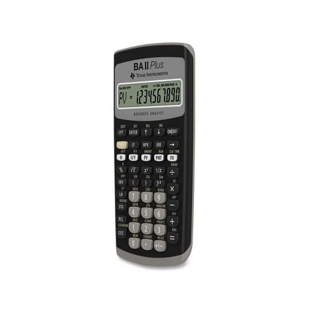 LCD Financial Calculator BAIIPlus 10-Digit
