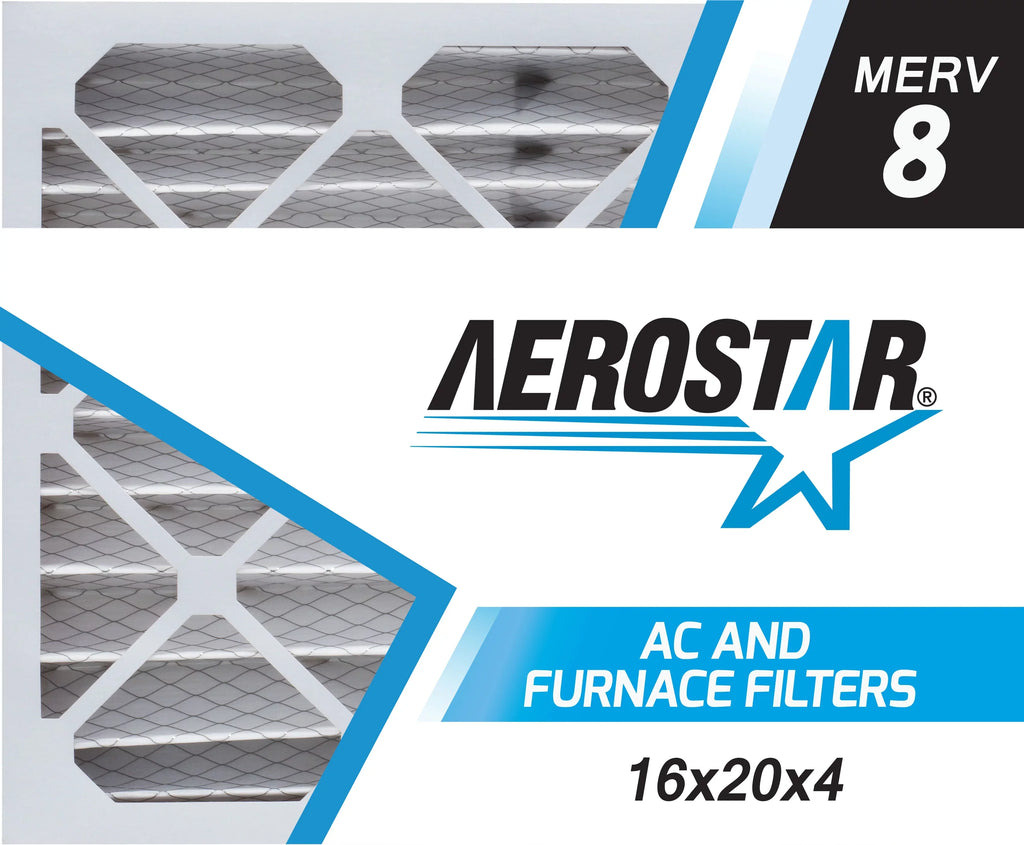 Pleated Filter, x 16 Aerostar 6, Made 16x20x4 4, in Box MERV x 8, Air 20 the of USA
