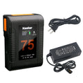 HDW-730 1-Pack Camera Charger HDW-S280 Kastar HDW-750CE HDW-800 and Battery HDW-790 HDW-F900H BP-Z75W D-Tap HDW-F900 HDW-800P Compatible Sony HDW-750 HDW-750P with HDW-790WSP HDW-F900R HDW-730S
