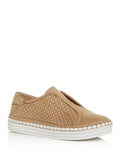 Sneakers Kayla Padded Woven Shoes Goring Logo Hardware 10 Slip Toe On Gold M Round Leather SLIDES Womens J Platform