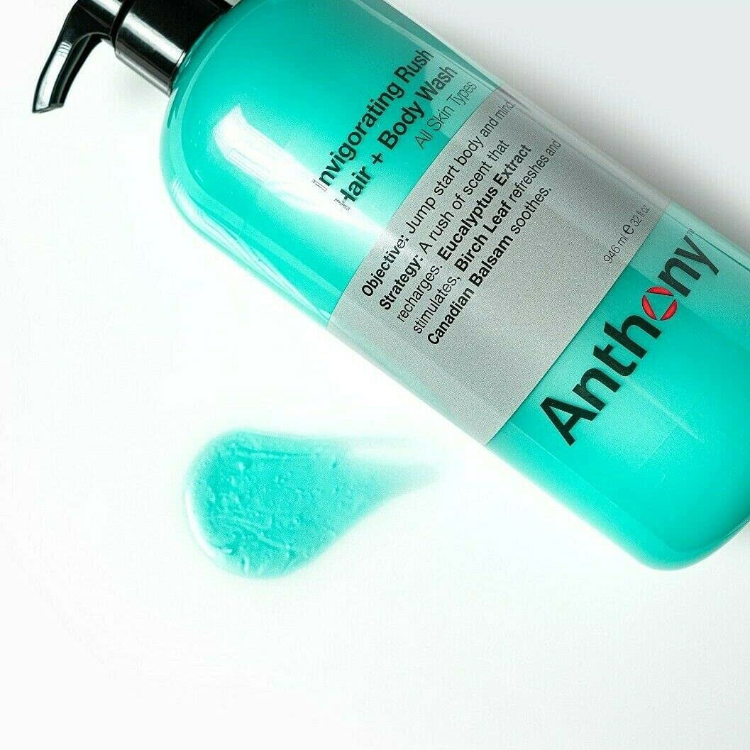 Anthony Oz, Formula Refreshes, Body, Canadian Cleanses, 32 Extract, Balsam, Hair Hair and Wash, and Rush and Body Fl 2-In-1 That Eucalyptus Hydrates Soothes Birch Contains Leaf, For Invigorating