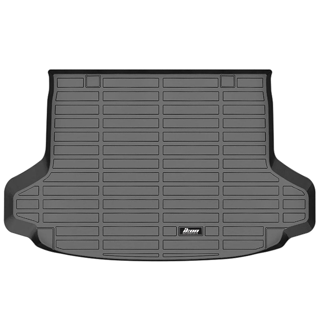 Floor Ikon All Pad 3D Black Mats HR-V, 1st Cargo Cover Trunk Motorsports & With Compatible TPE Row Boot Tray Protector Liner Molded Rear Mat Protection Honda Weather Carpets 2023-2024 Front 2nd