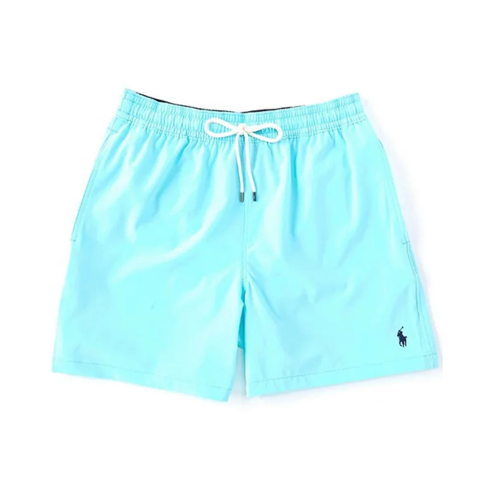 Solid 5.75 Traveler Ralph Trunks HAMMOND BLUE Inseam Lauren Polo Swim L