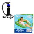 Leisure Float, Gravity w/ Pool Chair Pump Swimming Green Hand Aqua Lounge 0
