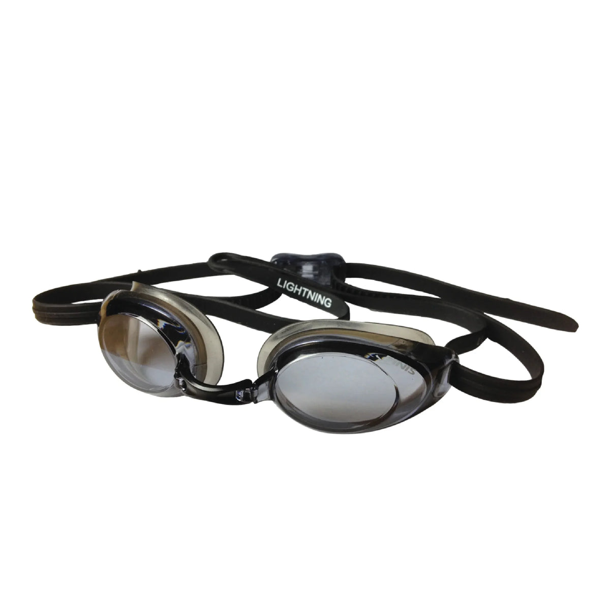 Goggles with Pieces Swimming Interchangeable Adjustable Men Watertight Silicone - - with Nose Women Swim for Lightning - 4 Swim Adult Goggles Straps Black/Smoke FINIS - Goggles Competitive and Goggles
