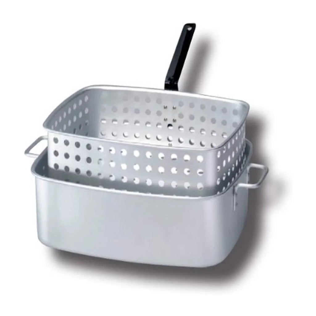 15 Kooker Frying Basket, and Quart KK6 King Aluminum Rectangular Pan Capacity