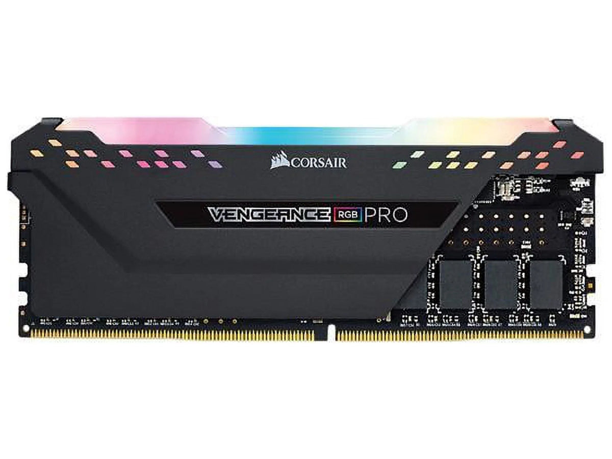 Vengeance PRO RGB 3200MHz C16 Memory 16GB DDR4 Desktop (2x8GB) Black Corsair LED -