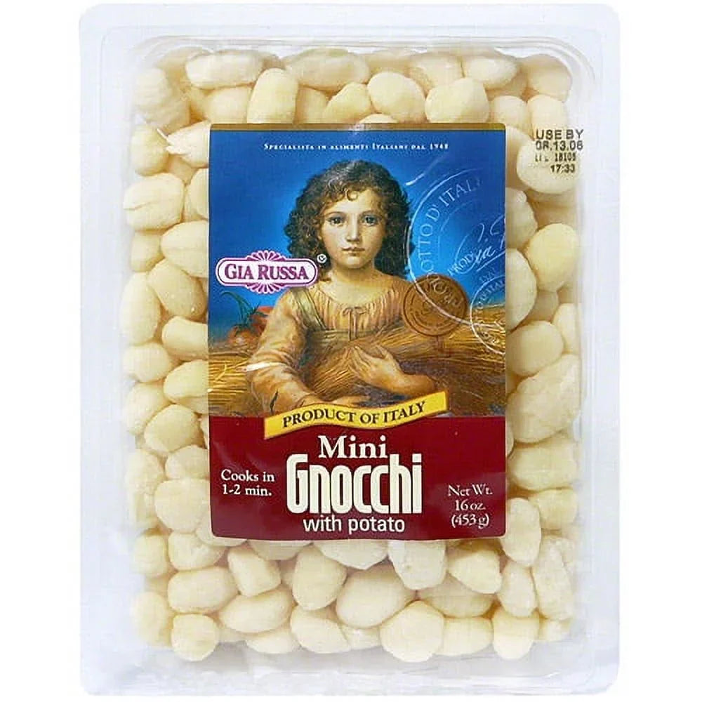 With Russa oz Mini of 16 (Pack Potato, Gia 12) Gnocchi