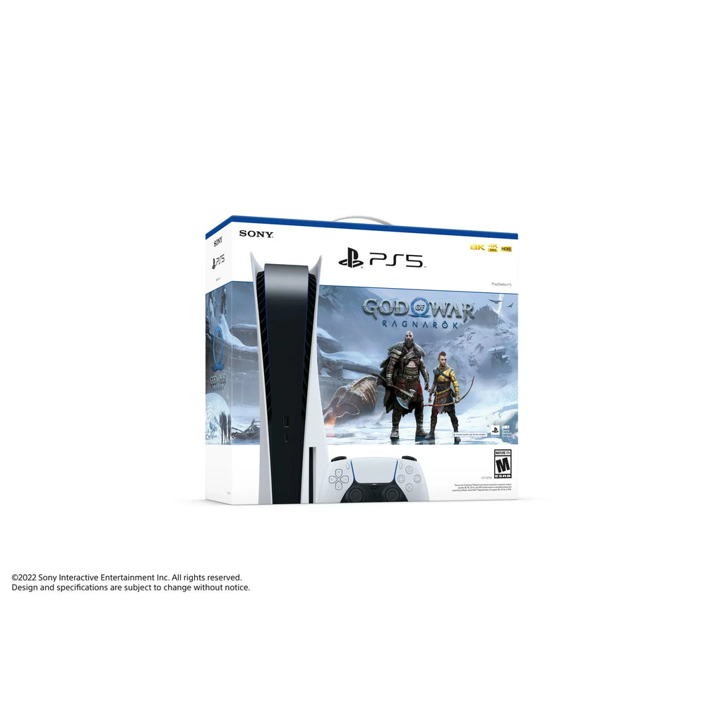 / War Disc 2022 Bundle Gaming Silicone Console Version PlayStation_PS5 God with Newest Skin Controller of Cover Ragnark