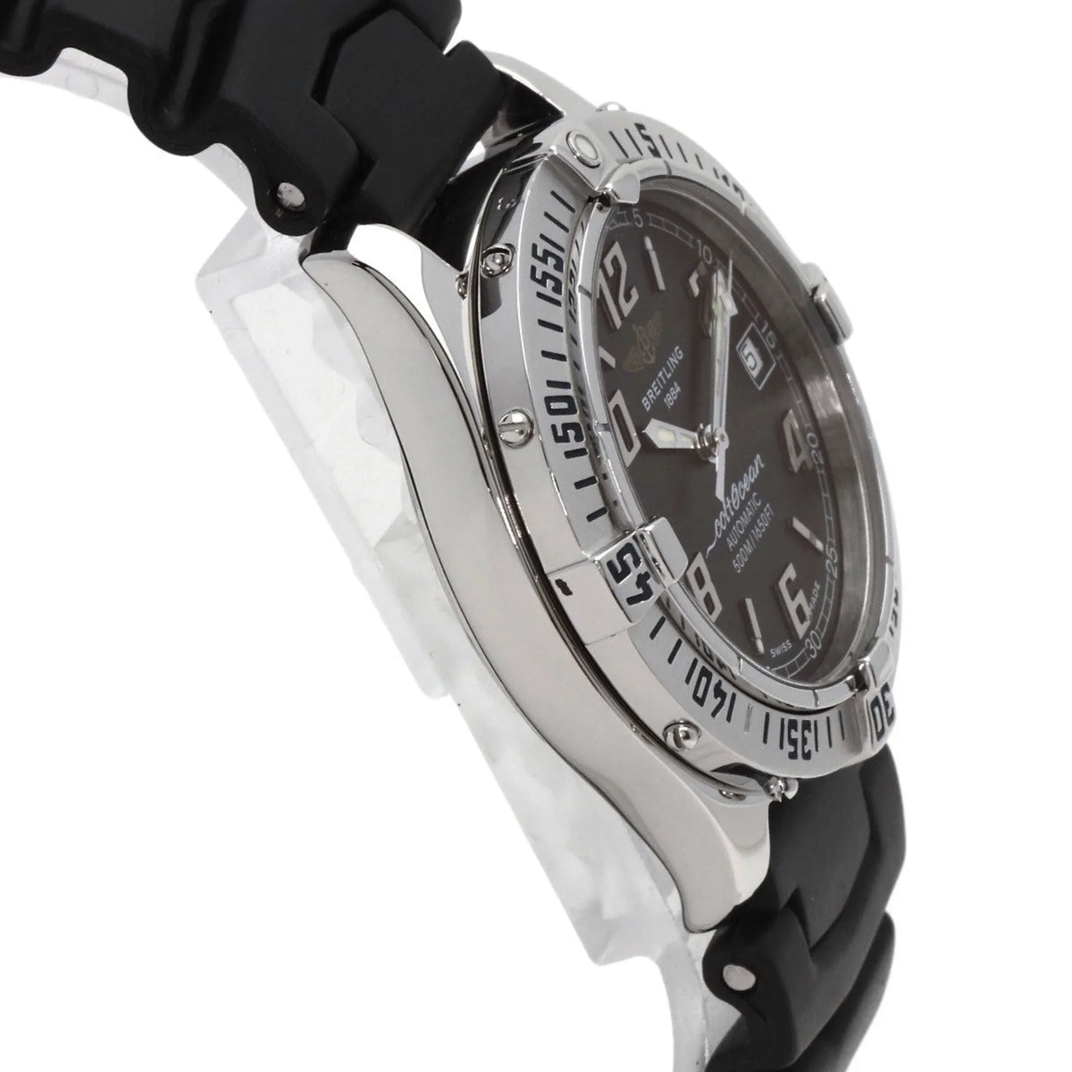 O'Shearn Watch Men's Colt BREITLING Steel/Rubber Pre-Owned A17350 Stainless (Good)