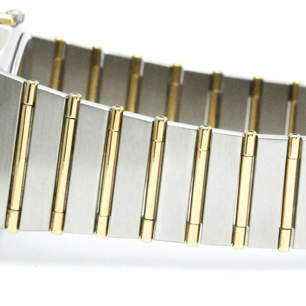BF566004 396.1070 Watch Steel Pre-Owned 18K Gold Constellation Date Polished (Good) Day OMEGA
