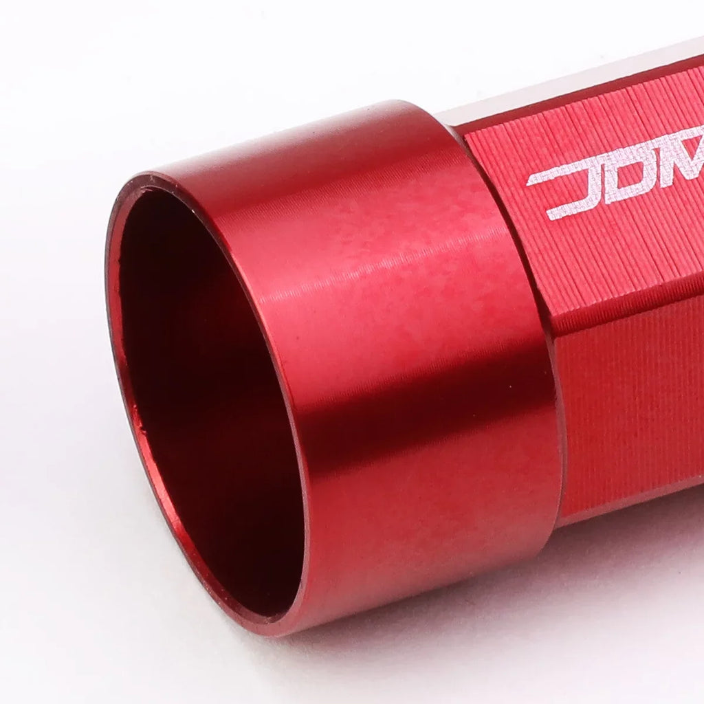 Drive Lug 20-Piece x M12 Motoring 1.25 (Red) Deep LN-ZTL-9027-125-RD Nuts Extension +2 DNA X Wheel Alloy Aluminum