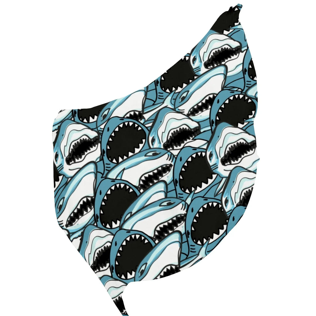 Long Shawls Angry Hair Oblong Scarf Neck Wraps Women Gift for Wraps Packed Shark Large Sunscreen Headscarf Silk FREEAMG