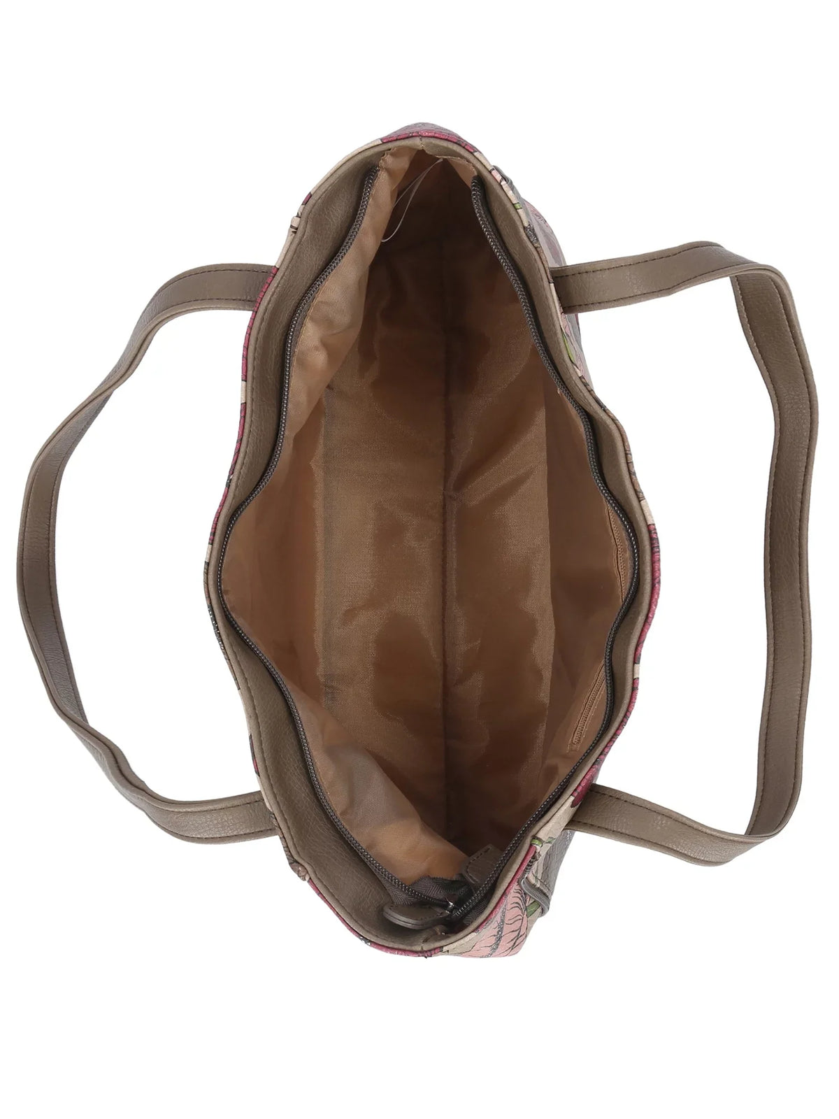 Vegan Koltov West Tote, East Bay Marbella Leather / Emily Leaf