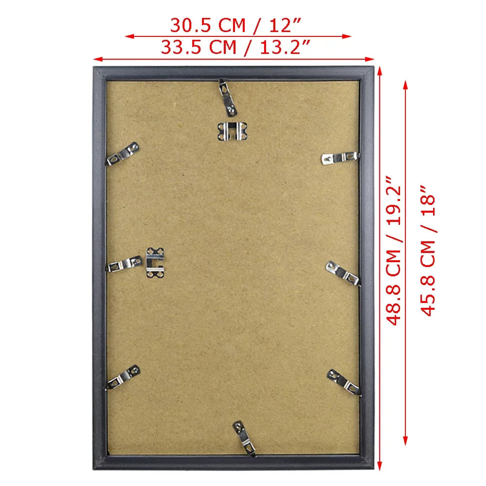 Photo Poster Wall Picture Gallery 12 Black Modern 4 18 Frame x Poster, Pack Frames, for 12x18