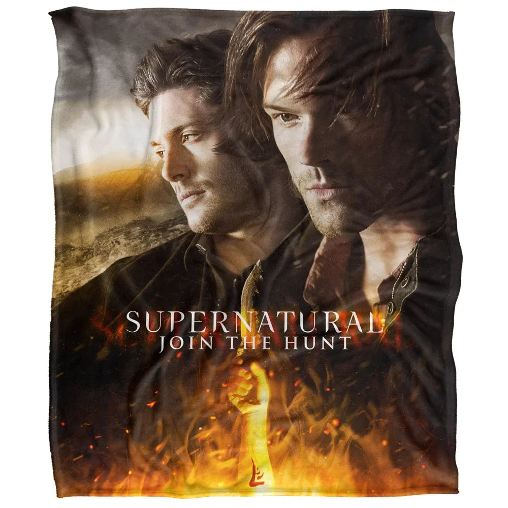 Back Blanket Silky Sherpa and Soft Personal Throw Touch Close Up Super Blanket, LOGOVISION Supernatural 50Inx60In,