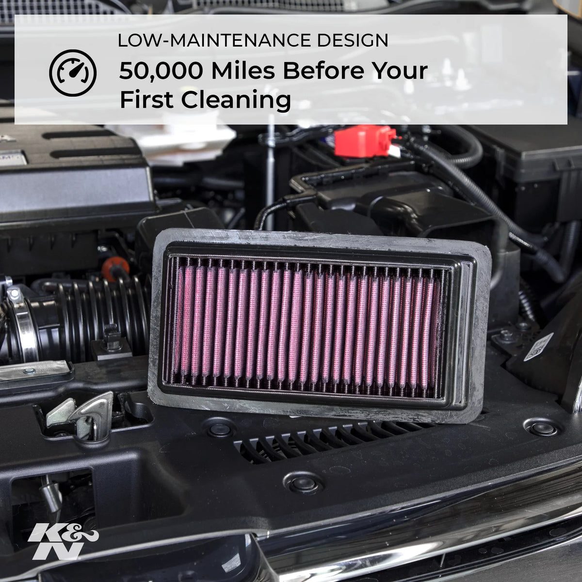 Washable, Performance, K&N Premium, 2010-2016 Filter: 33-2459 Air HONDA High Filter: CR-Z, Replacement Engine