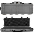 Case with Inch Eylar Crushproof, 38" Lockable Roller Valve Gray Mil-Spec Hard Pressure Fittings & Waterproof with Foam,