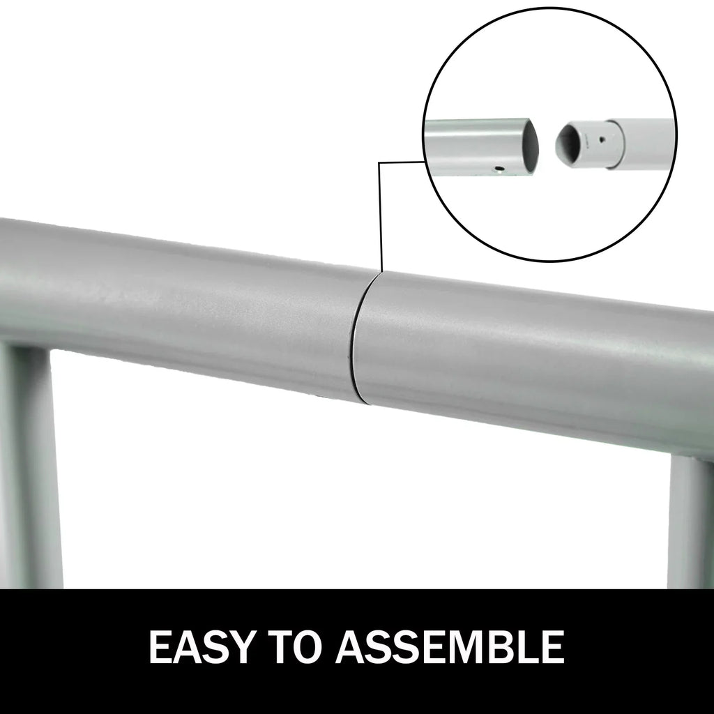 Stand Bike Rack, Rack, Storage Grid Floor All-Steel 111" for Bike BENTISM Length Streets Yards Single-Side Holders Garages 9