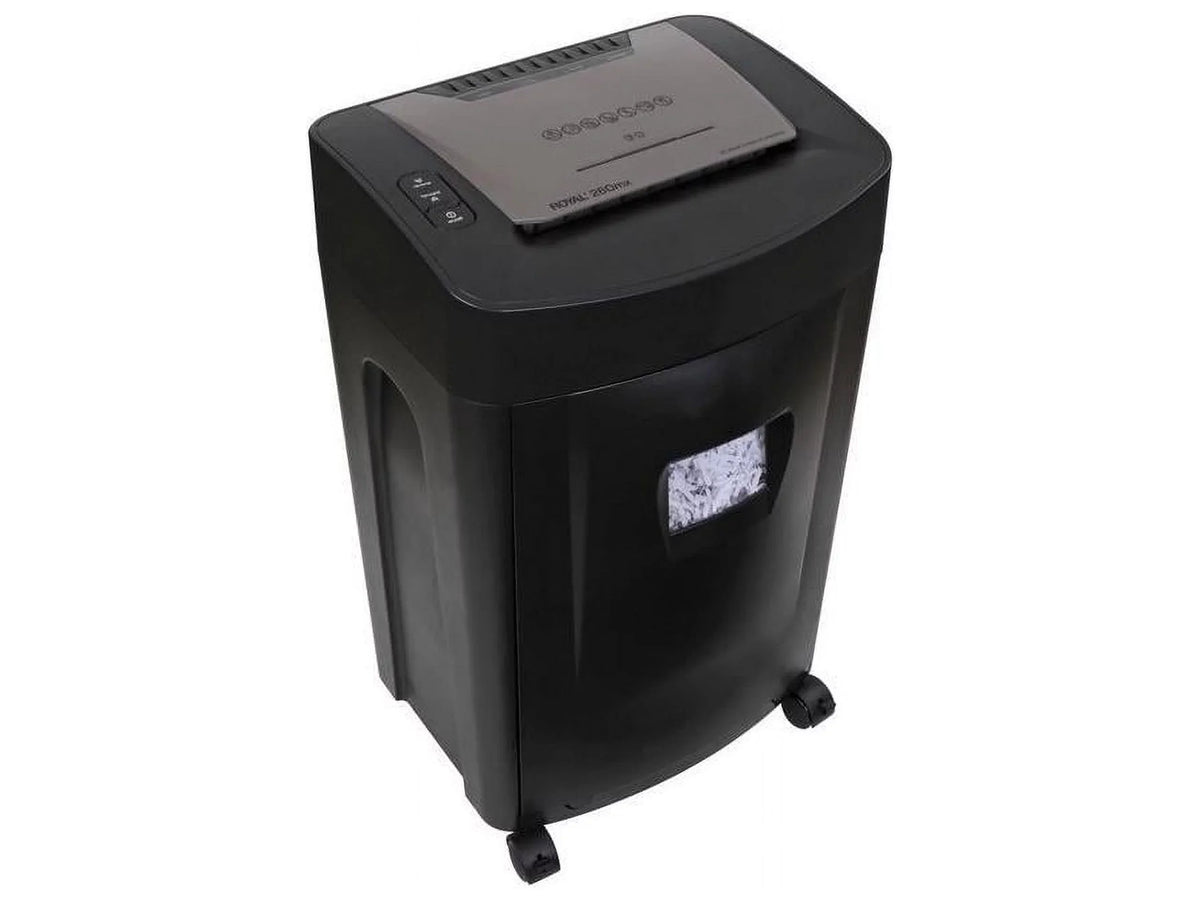shredding Hour for - Time Cool Staples Paper, Shredder Time Run Credit 8 Cut Non-continuous - 1 - - Cross - Card, 260MX Royal 8.75" Minute Paper 40 Down Per 20 Pass Throat - CD, - DVD, Shredder -
