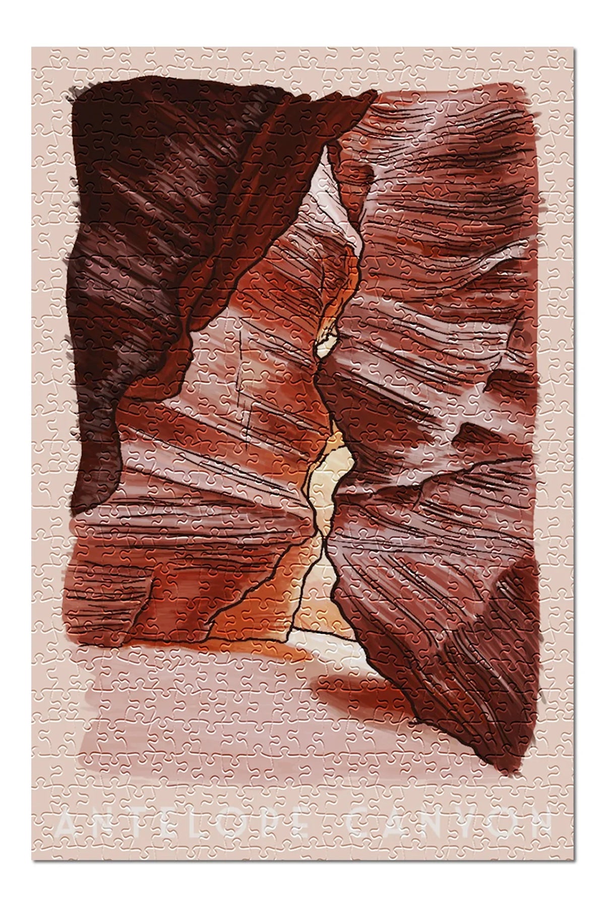 inches, Premium USA) Jigsaw Adults Puzzle and for Arizona, Made Family, Piece (19x27 in 500 Canyon Antelope