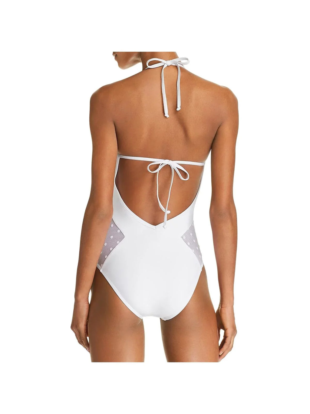 Halter Sheer Swimsuit Moss Ella One-Piece Womens