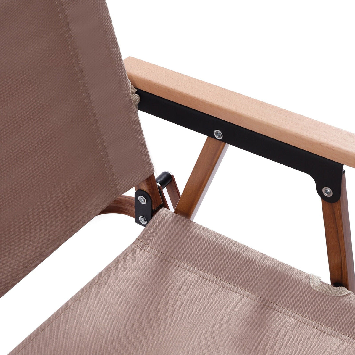 Portable 600D Park Aluminum for Chair Folding Alloy Fabric Hiking Camping Oxford