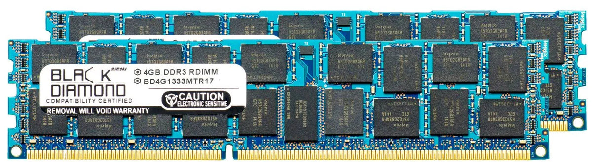 for DDR3 SuperMicro Module SuperServer PC3-10600 Memory Memory Black 5000 5016I-NTF Upgrade 1333MHz RDIMM 8GB 240pin Diamond RAM 2X4GB