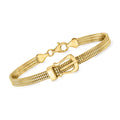 Adult Over Bracelet, Women's, 18kt Buckle Ross-Simons Sterling Gold Snake-Chain Italian