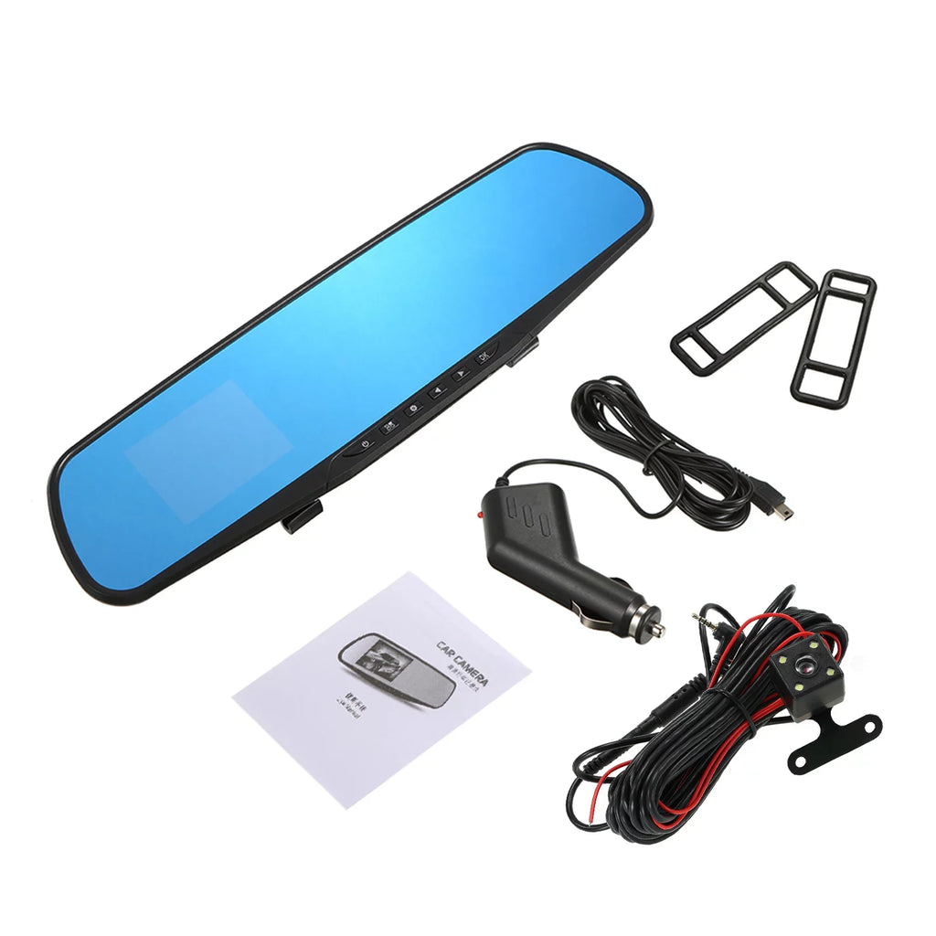 Recording, Camera moobody Recorder Full Motion for Car Dual Angle Dash Lens, 1080P Optimal 170°Wide with - Driving and Detection HD Security Loop Cam System Dual