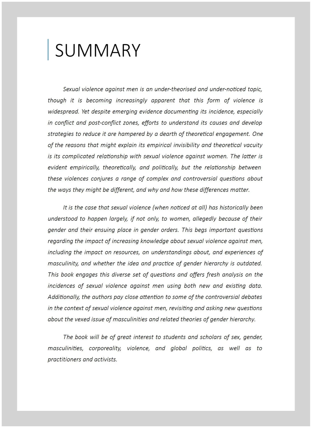 ISBN-13 by (EDT); ISBN Maria Hardcover Zalewski, Sexual Stern, Drumond, Global 1138209902, Pre-owned (EDT), Politics, Violence Paula Elisabeth in (EDT); Marysia 9781138209909 Against Prugl, Men (EDT);