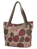 Vegan Koltov West Tote, East Bay Marbella Leather / Emily Leaf