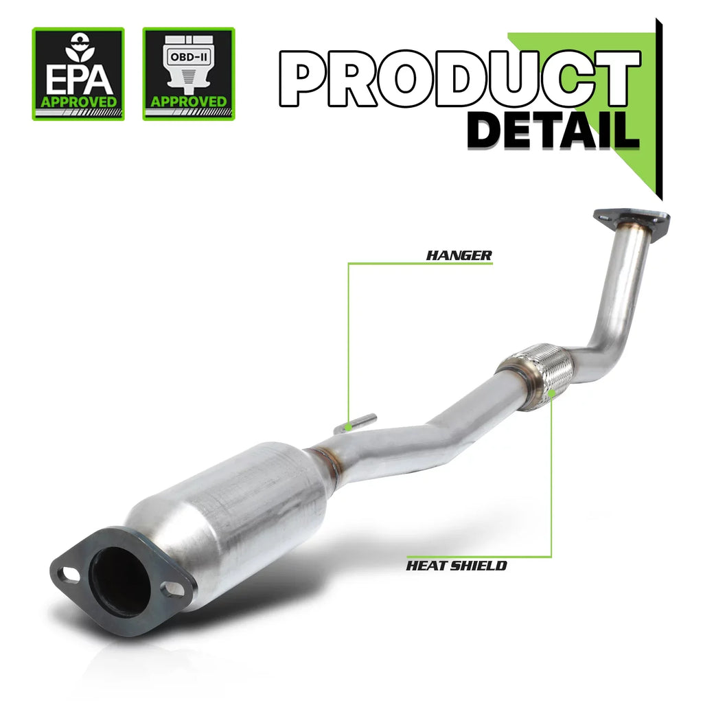 1997 For I4 Toyota Pipe 2000 Converter 2.2 1999 Down 2001 Catalytic Magshion 1998 Exhaust Camry/Solara