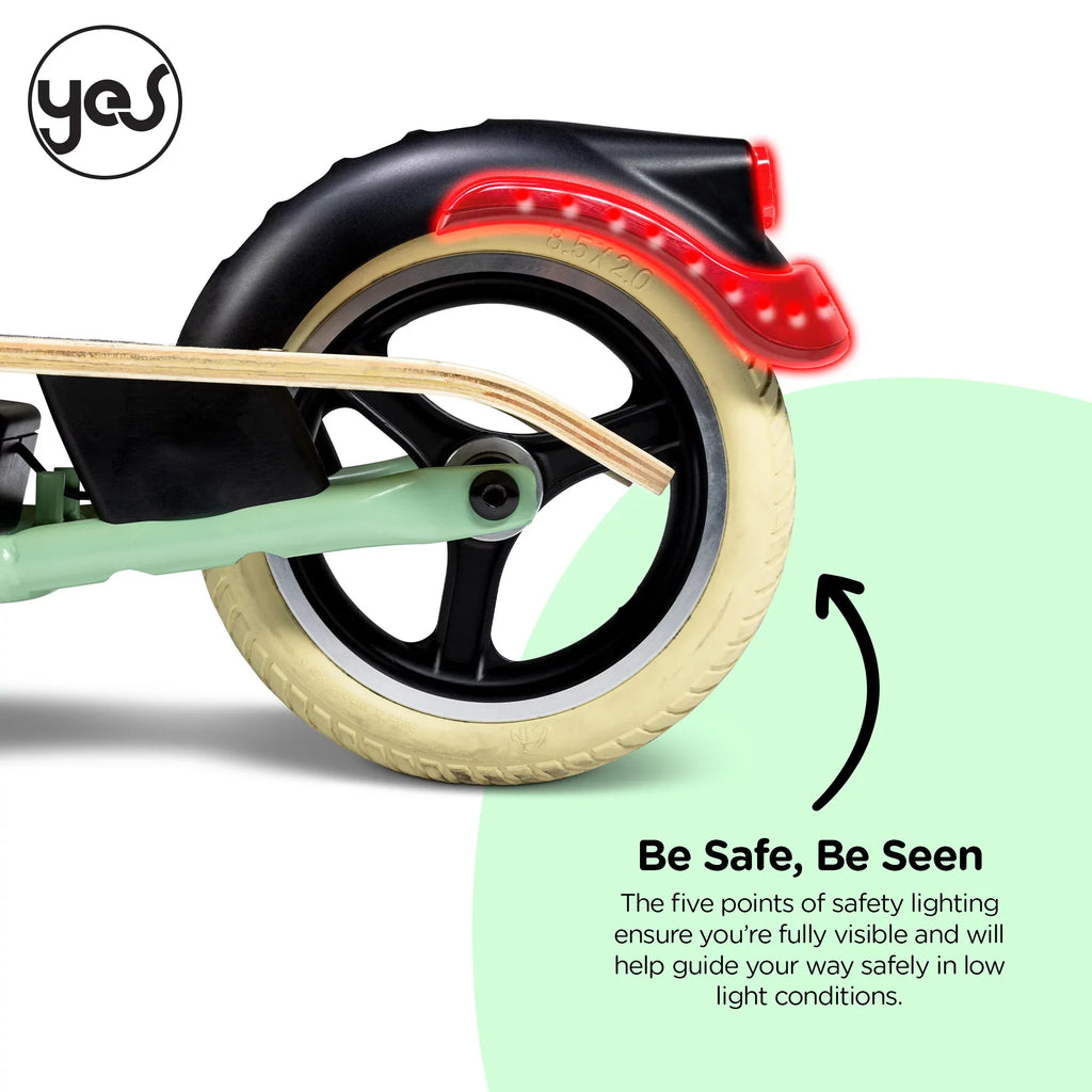 Display, (Green) Foldable LED for Design Scooter Electric YES Yvolution Adults