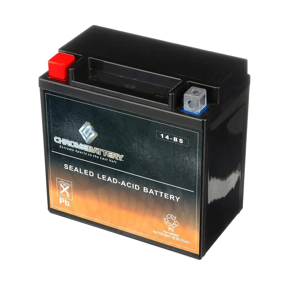 for Vt1100c, E. Honda 1100cc Aero, Volt,12 T 12 C3, Shadow Chrome Battery (14-BS YTX14-BS 200 Ah, C. Tourer) CCA) 2007 (spirit, Battery A. Motorcycle