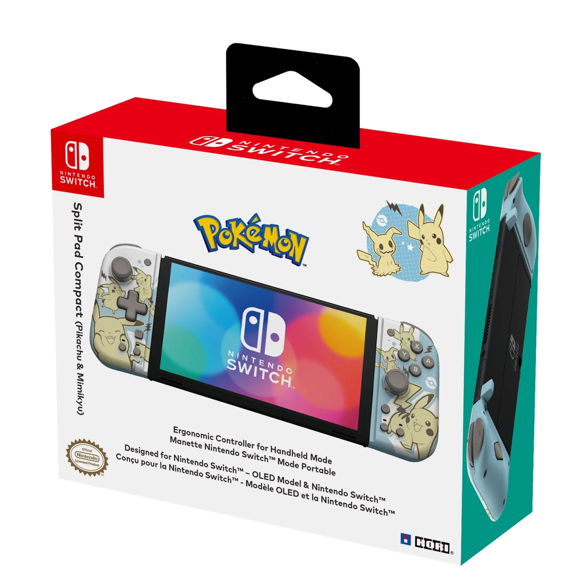 Mimikyu HORI Controller Pokémon Nintendo Split Pad Game and Switch Compact Pikachu for Video Mode Handheld -