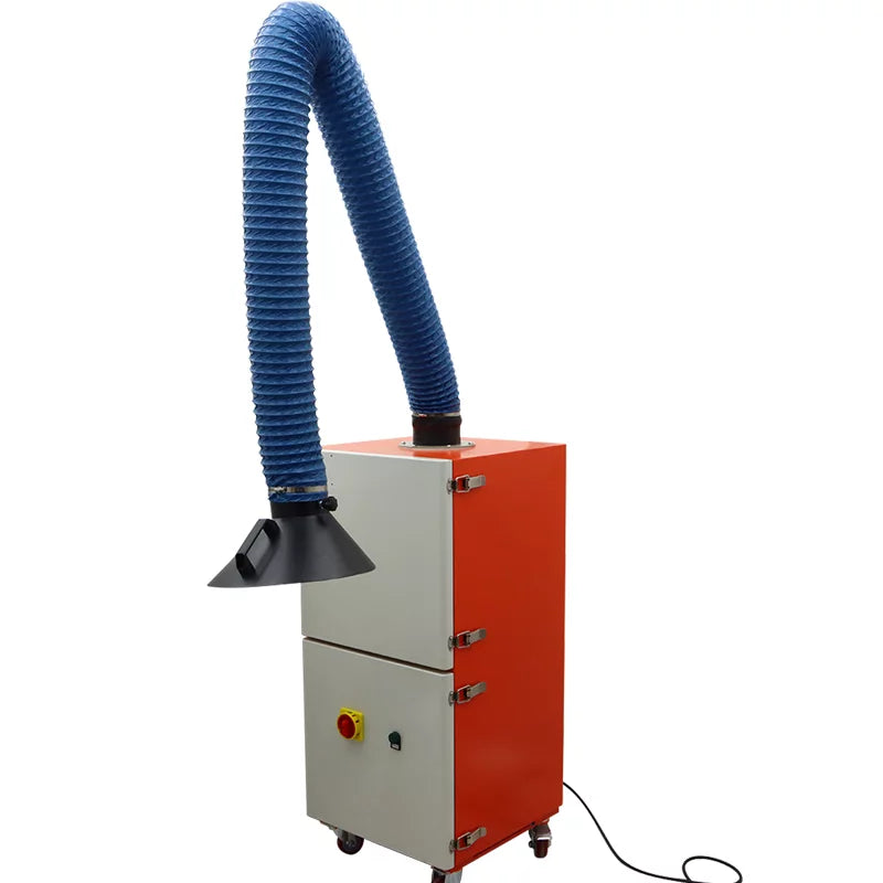 Single Smoke EQCOTWEA Purifier Extractor Arm Fume 220V Welding Welding Mobile
