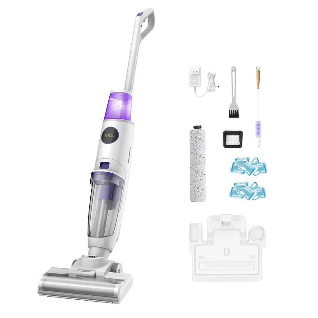 & in Wet 3 Lunaglow technology 1 Cleaner with Self-cleaning Dry Nano Vacuum
