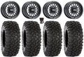 MetalFX RZR 1000 XP Black Wheels / 900/1000 15" Polaris / XP Ranger 33" PRO XP Delta XC450 Tires
