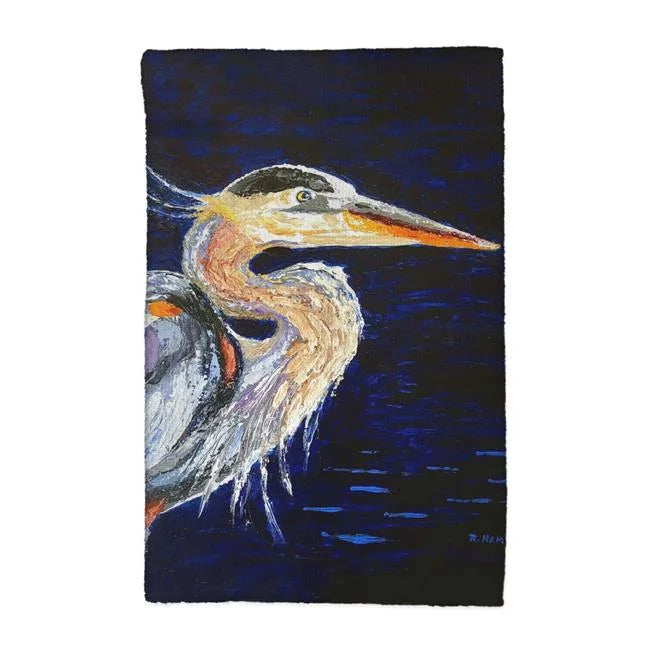 Towel Blue Kitchen in. 16 Betsy Heron KT1353 x 25 Palette Drake