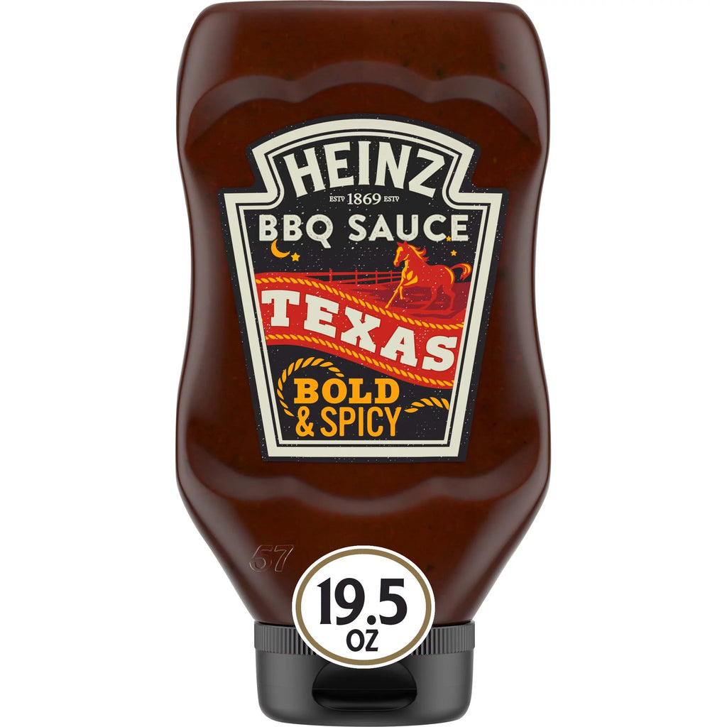 Heinz Bottles, Sauce Spicy Pack Texas Style BBQ Bold of (19.5 oz & 6)