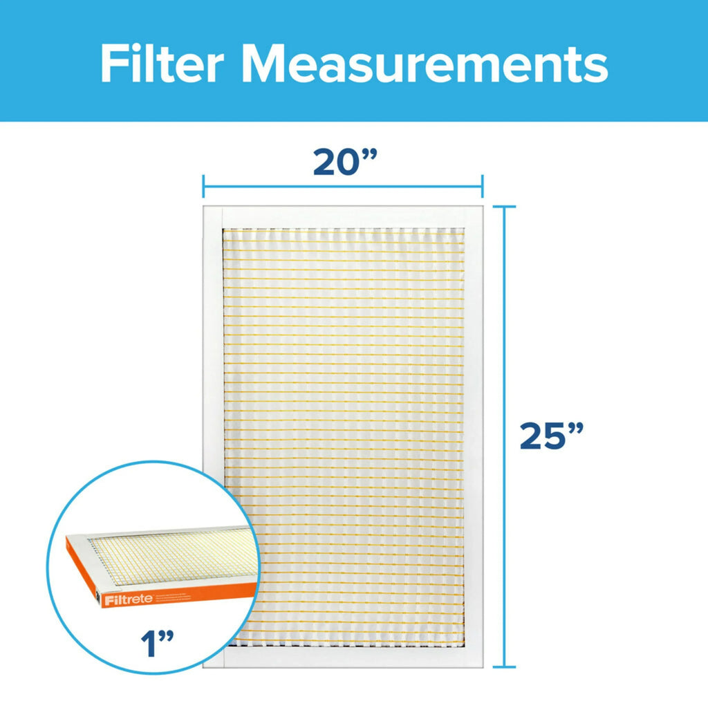 10, Filters MPR, Air MERV Particle HVAC Micro Reduction 4 800 Filter, Furnace 20x25x1, Filtrete