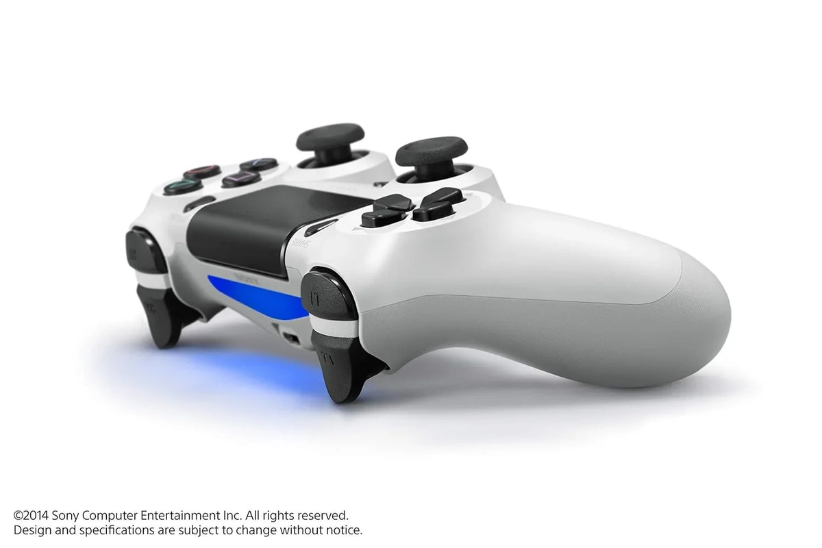 DualShock New Controller Like PS4 White BOLT Wireless Included - Bundle Earbuds With - AXTION