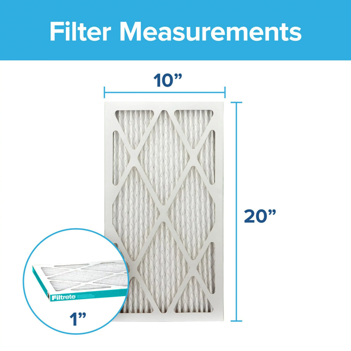 MPR, Air MERV 1200 Filters Filtrete HVAC 4 Furnace 10x20x1, 11, Reduction 3M by Filter, Allergen